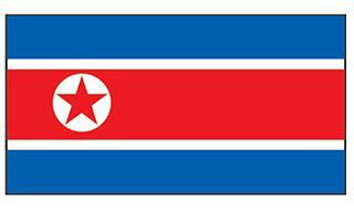 Noord Korea Vlag Tattoo