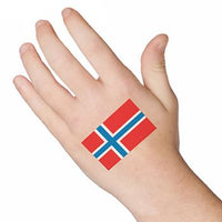 Norwegische Flagge Tattoo