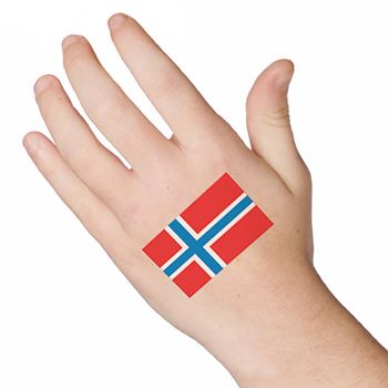 Norway Flag Tattoo