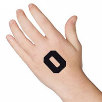 Number 0 (Zero) Tattoo