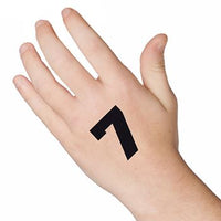 Cijfer 7 (Zeven) Tattoo