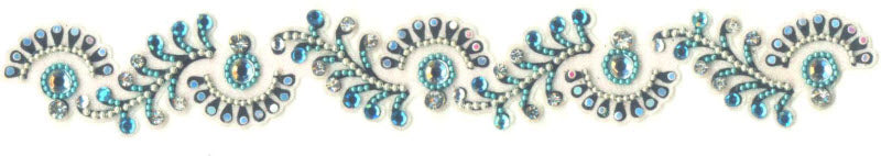 Oriental Body Crystal Band Jewelry Sticker