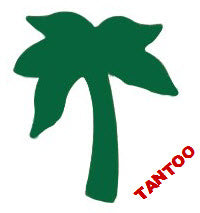 Palme Tantoos (20 Sonne Tattoo Aufkleber)
