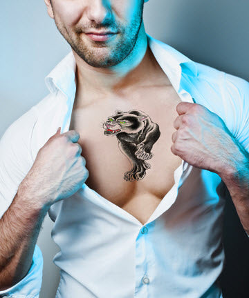Tatuajes De Pantera y Dragón
