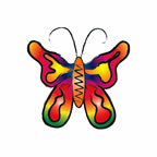 Mehrfarbige Schmetterling Tattoo