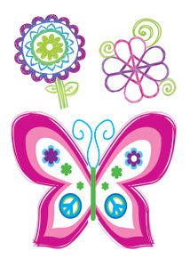 Frieden Schmetterling Tattoos