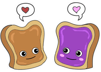 Peanut Butter & Jelly Couples Tattoo