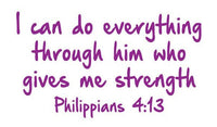 Philippians 4:13 Tattoo