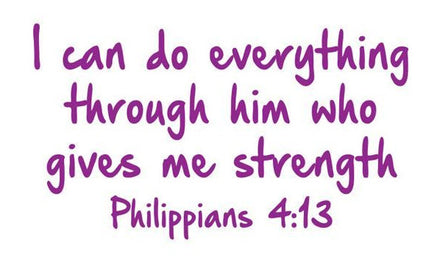 Philippians 4:13Tatuagem