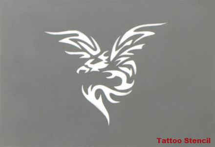 Stencil Tatuaggio Fenice Stargazer