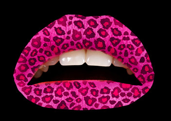 Pink Cheetah Violent Lips