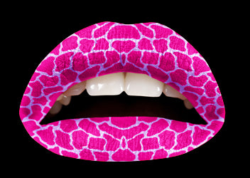 Pink Giraffe Violent Lips (3 Lippen Tattoo Sets)