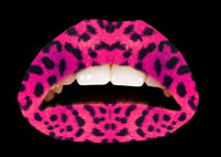 Pink Leopard Violent Lips