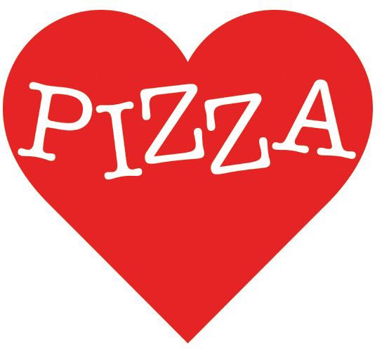 Ik Hart Pizza Tattoo