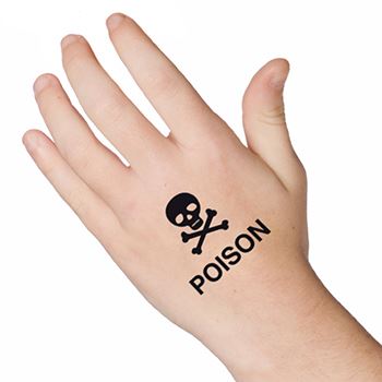 Poison Doodshoofd Tattoo