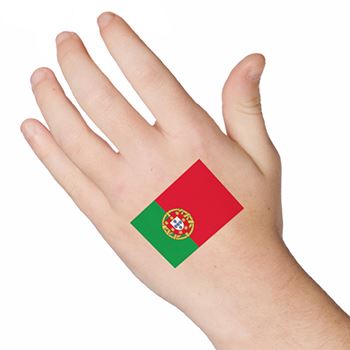 Tatuaje De La Bandera De Portugal