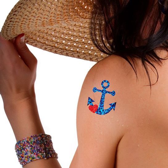 PrismFoil Anchor Tattoo