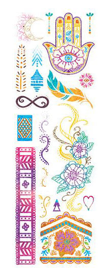 PrismFoil Kleurrijke Sieraden (20 Tattoos)