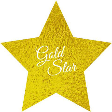 Prismfoil Gold Star Tattoo