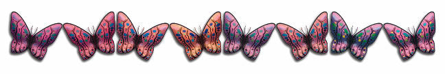 Bracelet Papillons Violets Tattoo
