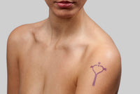 Violet Plush Plum Tattoo Spray 50 ml + 3 Pochoirs