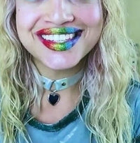 Rainbow Glitteratti Violent Lips (3 Conjuntos Del Tatuaje Del La