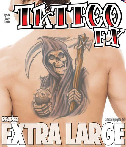 Reaper Extra Large Tattoo