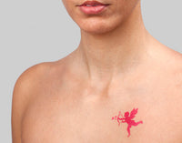Passionate Kiss Red Temporary Tattoo Spray 50 ml + 3 Stencils