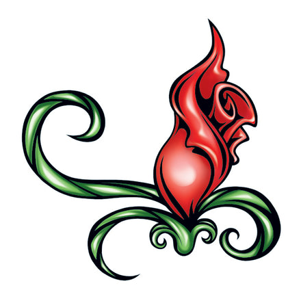 Rose Bud Tattoo