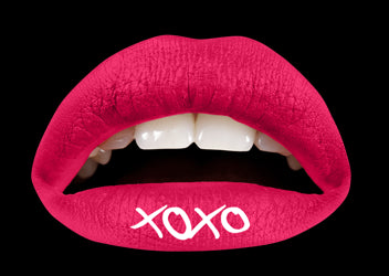 Red "XOXO" Violent Lips (3 Lip Tattoo Sets)