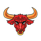 Red Bull Head Tattoo
