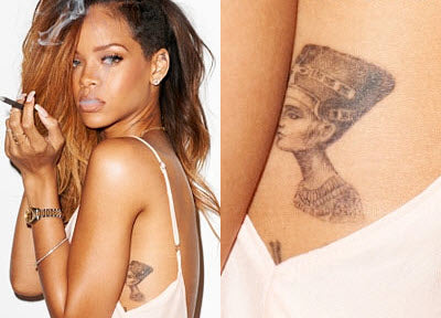 Rihanna - Nefertiti Tatuaje