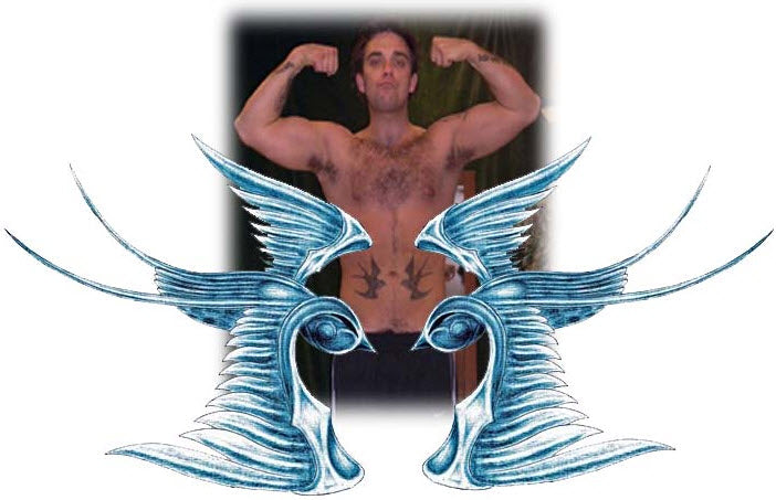 Robbie Williams - Tatuagem Andorinha Esquerda