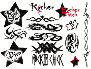 Rocker Tattoo Designs