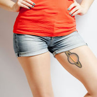 Planet Saturn Tattoo