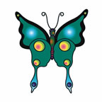 Fun Butterfly Tattoo