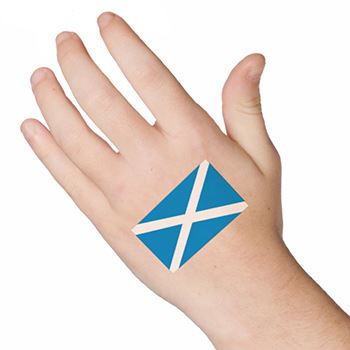 Scotland Flag Tattoo – Tattoo for a week