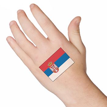 Drapeau Serbie Tattoo