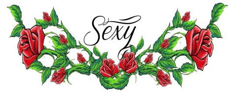 Tatuaggio Bracciale Rose Sexy – Tattoo for a week