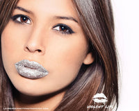 Silver Glitteratti Violent Lips