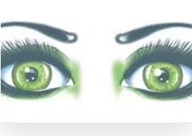 Olhos Sensíveis Verdes