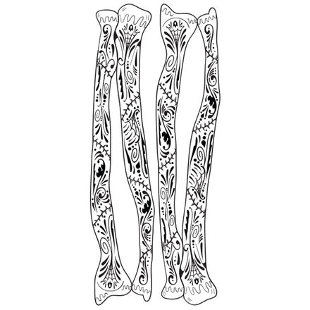 Skeleton Hand Bones Tattoo