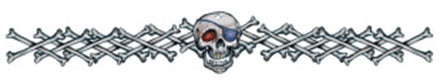 Skull & Bones Band Tattoo