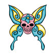 Totenkopf Schmetterling Tattoo