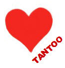 Tantoos Cuore (Piccoli) (20 Sticker Solari)