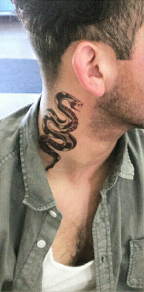 Snake Tuff Love Tattoo