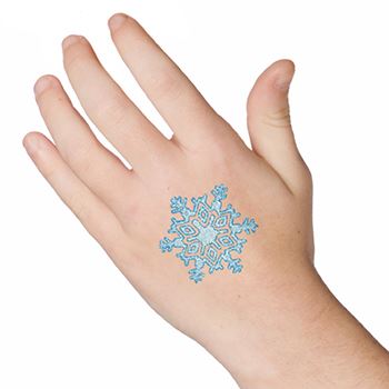 Snowflake Glitter Tattoo
