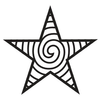 Tatuaje De Estrellas En Espiral
