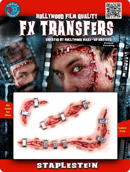 3D FX Transfers "Staplestein stapled wounds" 