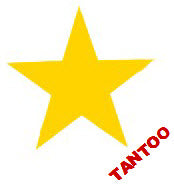 Stern Tantoos (20 Sonne Tattoo Aufkleber)